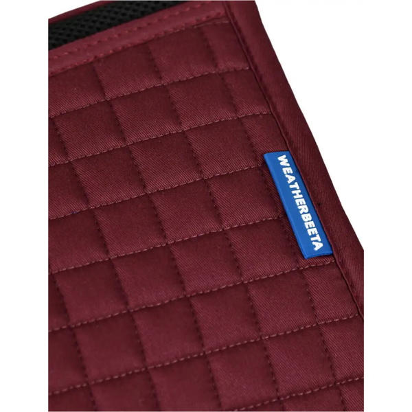 2025 Weatherbeeta Prime Air-Tec Jump Shaped Saddle Pad 1028251 - Burgundy